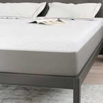 vidaXL Coussins de Matelas Blanc 160 x 200 cm