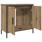 vidaXL Armoire lavabo chêne artisanal 60x30x60 cm bois d'ingénierie