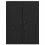 vidaXL Meuble mural Chêne noir 69 5 x 34 x 90 cm Bois d'ingénierie