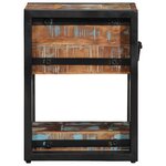vidaXL Cabinet de chevet avec tiroir 2 Pièces Multicolore 30 x 30 x 40 cm