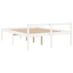vidaXL Lit pour personne âgée sans matelas 140x200 cm bois pin massif