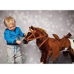 Happy People 58937 - Cheval Cow-Boy debout Avec son - Capacité de charge d'env. 100 kg