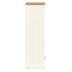 vidaXL Bibliothèque VIGO blanc 60x35x114 5 cm bois massif de pin