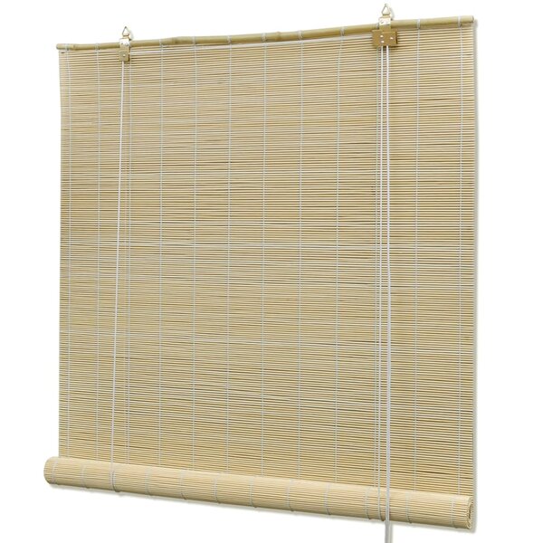 vidaXL Store à rouleau bambou naturel 120x160 cm