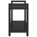 vidaXL Bibliothèque Chêne noir 80 x 30 x 48.5 cm Bois d'ingénierie
