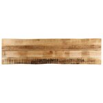 vidaXL Dessus de table bord vivant 160x40x3 8 cm bois de manguier brut