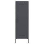 vidaXL Buffet haut anthracite 36x39x113 cm acier
