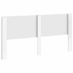 vidaXL Tête de lit Blanc brillant Bois d'ingénierie