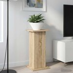 vidaXL Support de Plante Chêne Sonoma 30 5 x 30 x 60 5 cm