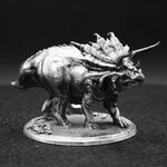 Pièce de monnaie en Argent g 155.5 (5 oz) Millésime  TRICERATOPS