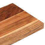 vidaXL Dessus de table 50x20x3 8 cm rectangulaire bois massif d'acacia