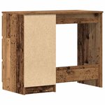 vidaXL Bureau vieux bois 90x45x76 cm bois d'ingénierie