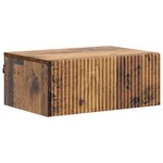 vidaXL Cabinet de chevet mural 2 pièces Bois ancien 49 x 34 5 x 20 cm