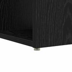 vidaXL Bureau Chêne noir 108 x 55 x 103 5 cm Bois d'ingénierie