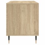 vidaXL Armoire à disques chêne sonoma 100x38x48 cm bois d'ingénierie