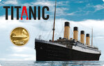 Monnaie TITANIC 1/1000 Oz Medaille Or (PRÉCOMMANDE)