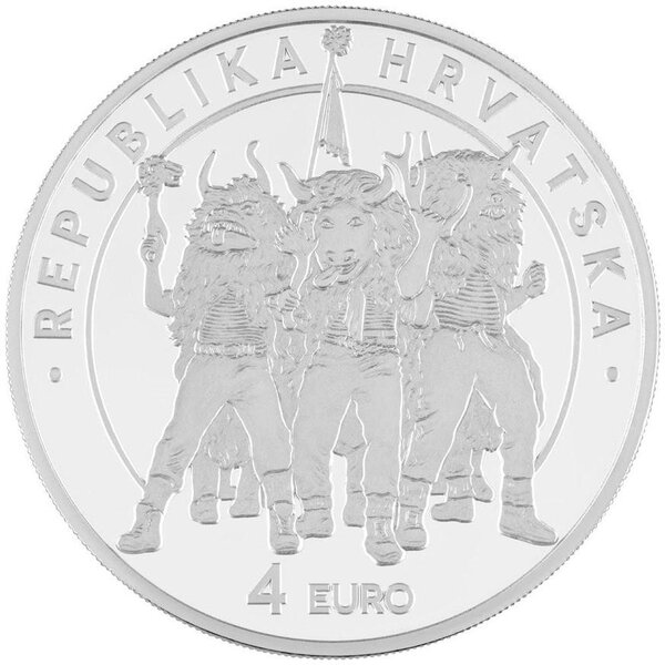 Pièce de monnaie en Argent g 31.1 (1 oz) Millésime 2025 Croatian Heritage HALUBJE BELL RINGERS