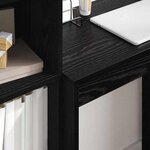 vidaXL Bureau Chêne noir 70 x 40 x 76 cm Bois d'ingénierie