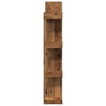 vidaXL Bibliothèque vieux bois 86x25 5x140 cm bois d'ingénierie