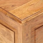 vidaXL Coffre 40x40x40 cm Bois d'acacia solide