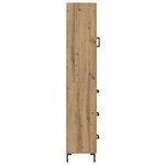 vidaXL Haut Armoire avec tiroir Chêne artisanal 69 5 x 34 x 180 cm
