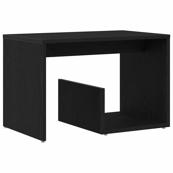 vidaXL Table d'appoint Chêne noir 59 x 36 x 38 cm Bois d'ingénierie