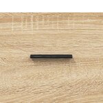 vidaXL Buffet haut Chêne sonoma 34 5x34x180 cm Bois d'ingénierie