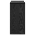 vidaXL Bureau Chêne noir 90 x 37 5 x 75 cm Bois d'ingénierie