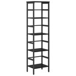 vidaXL Étagère Chêne noir 40 x 29 5 x 149 cm Bois d'ingénierie
