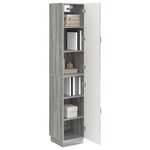 vidaXL Ensemble de Meubles 2 Pièces Sonoma gris Bois d'ingénierie