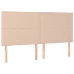 vidaXL Sommier à lattes de lit avec matelas Cappuccino 200x200 cm