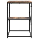 vidaXL Table d'appoint Chêne fumé 41 x 40 x 60 cm