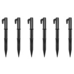 vidaXL Sapin de Noël avec piquet Blanc froid 108 LED 180 cm