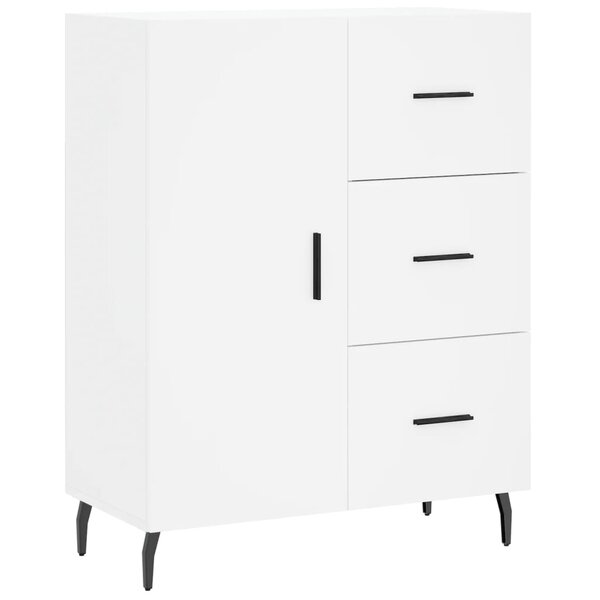 vidaXL Buffet blanc 69 5x34x90 cm bois d'ingénierie