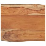 vidaXL Dessus de table 70x60x2 5 cm rectangulaire bois massif acacia