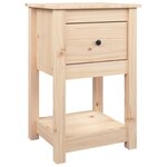 vidaXL Tables de chevet 2 Pièces 40x35x61 5 cm Bois de pin massif