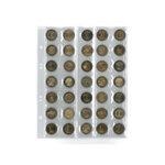 Feuilles numismatiques Multi-Collect pour 35 pièces de 2 euros. Intercalaires - Noir