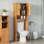 vidaXL Armoire de toilette VIGO marron miel 60 x 27 x 161 cm