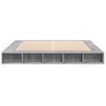 vidaXL Cadre de lit sans matelas sonoma gris 180x200 cm
