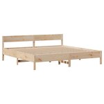 vidaXL Cadre de lit sans matelas 180x200 cm bois massif de pin
