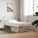 vidaXL Matelas en mousse pour enfants blanc 80x160 cm dureté H2 H3