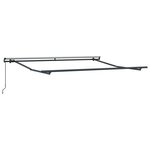 vidaXL Auvent Rétractable Multicolore 300 x 250 cm Polyester et Acier