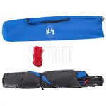vidaXL Tente de plage 3 personnes libération rapide imperméable