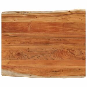 vidaXL Dessus de table 90x80x3 8 cm rectangulaire bois massif d'acacia