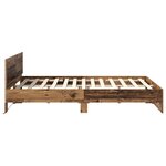 vidaXL Cadre de lit Bois Ancien 150 x 200 cm Bois d'ingénierie