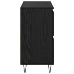 vidaXL Buffets 3 Pièces Chêne noir