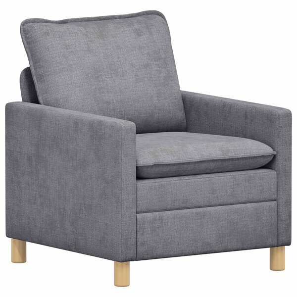 vidaXL Canapé Gris clair 76 x 81 x 87 5 cm Polyester