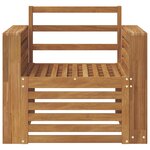 vidaXL Canapé d’extérieur Bois d'Acacia Massif Naturel