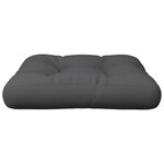 vidaXL Coussin de palette anthracite 60x61 5x10 cm tissu