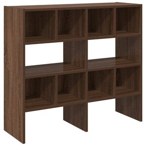 vidaXL Étagères à chaussures 2 Pièces empilable chêne marron 89 5x30x40cm